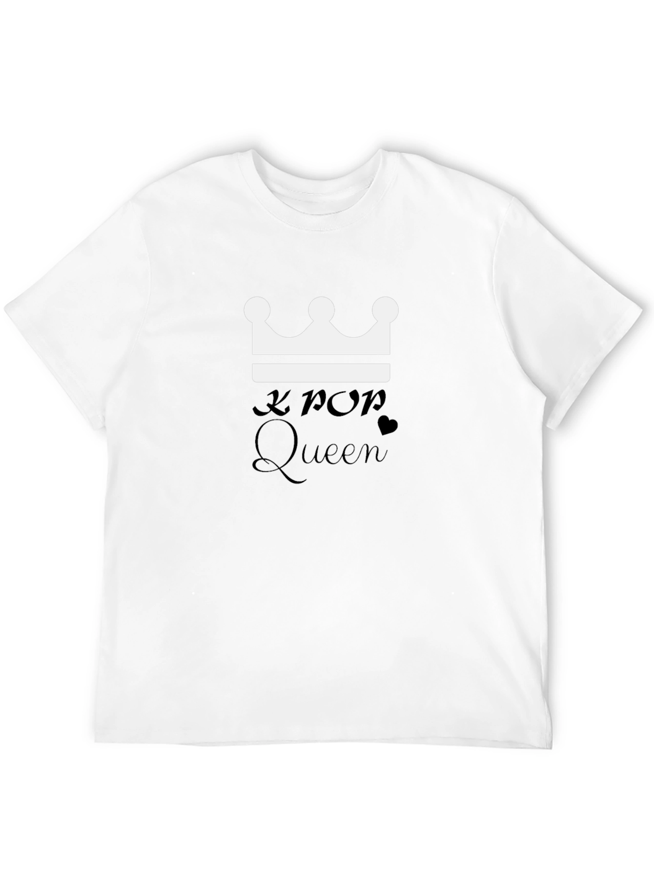 K-Pop Queen Black Graphic Tee