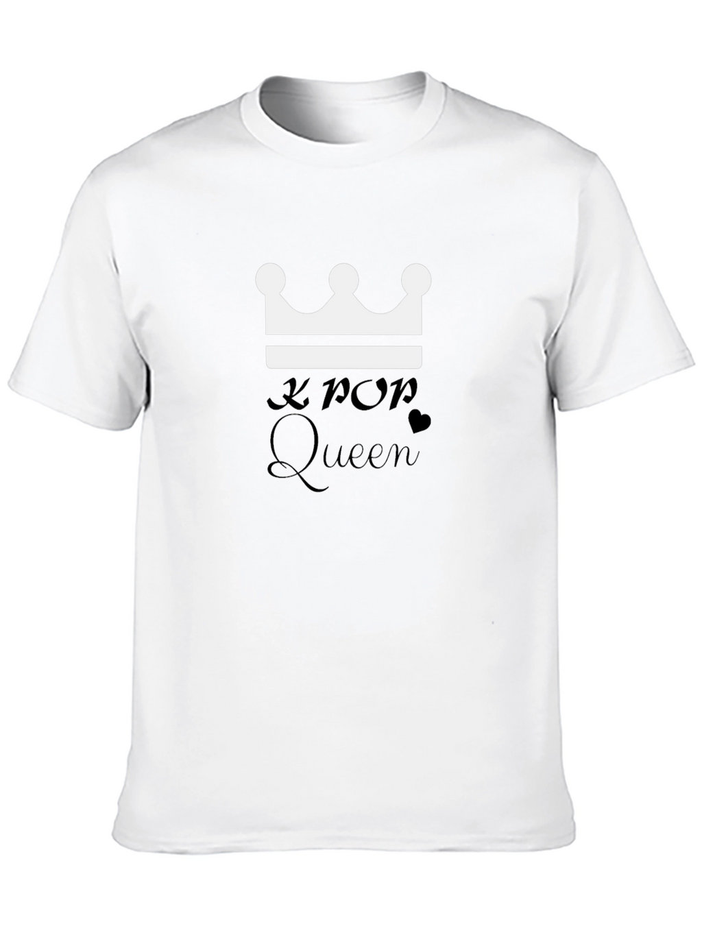 K-Pop Queen Black Graphic Tee
