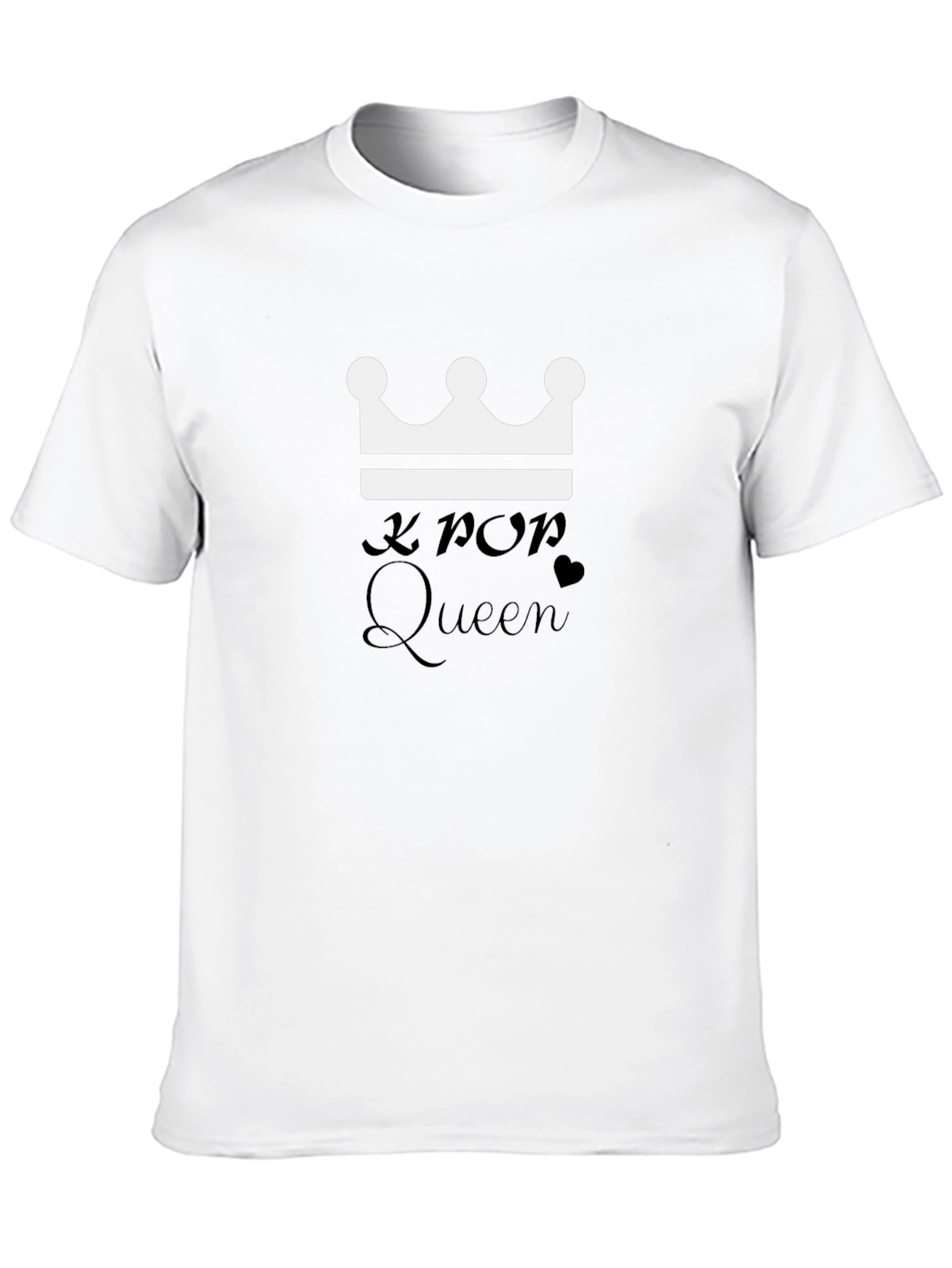 K-Pop Queen Black Graphic Tee