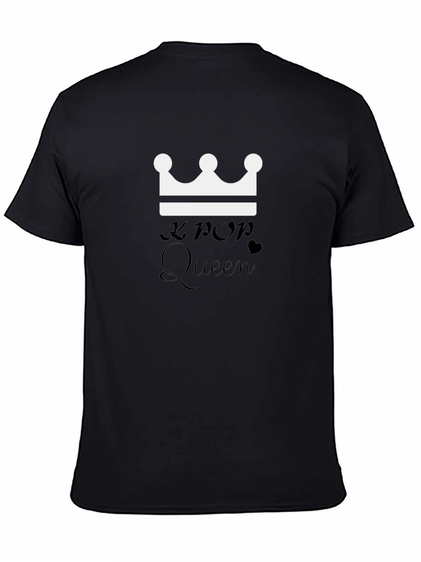 K-Pop Queen Black Graphic Tee