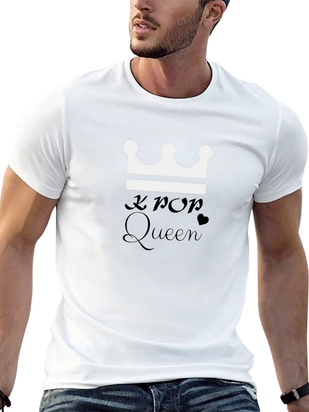 K-Pop Queen Black Graphic Tee