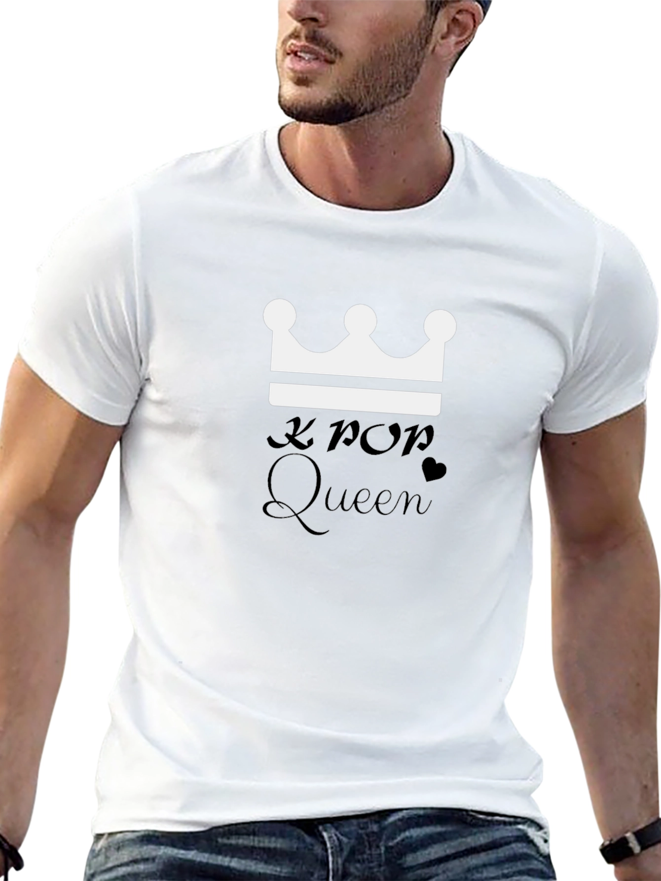 K-Pop Queen Black Graphic Tee