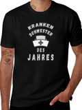 Nurse of the Year - Funny German T-Shirt