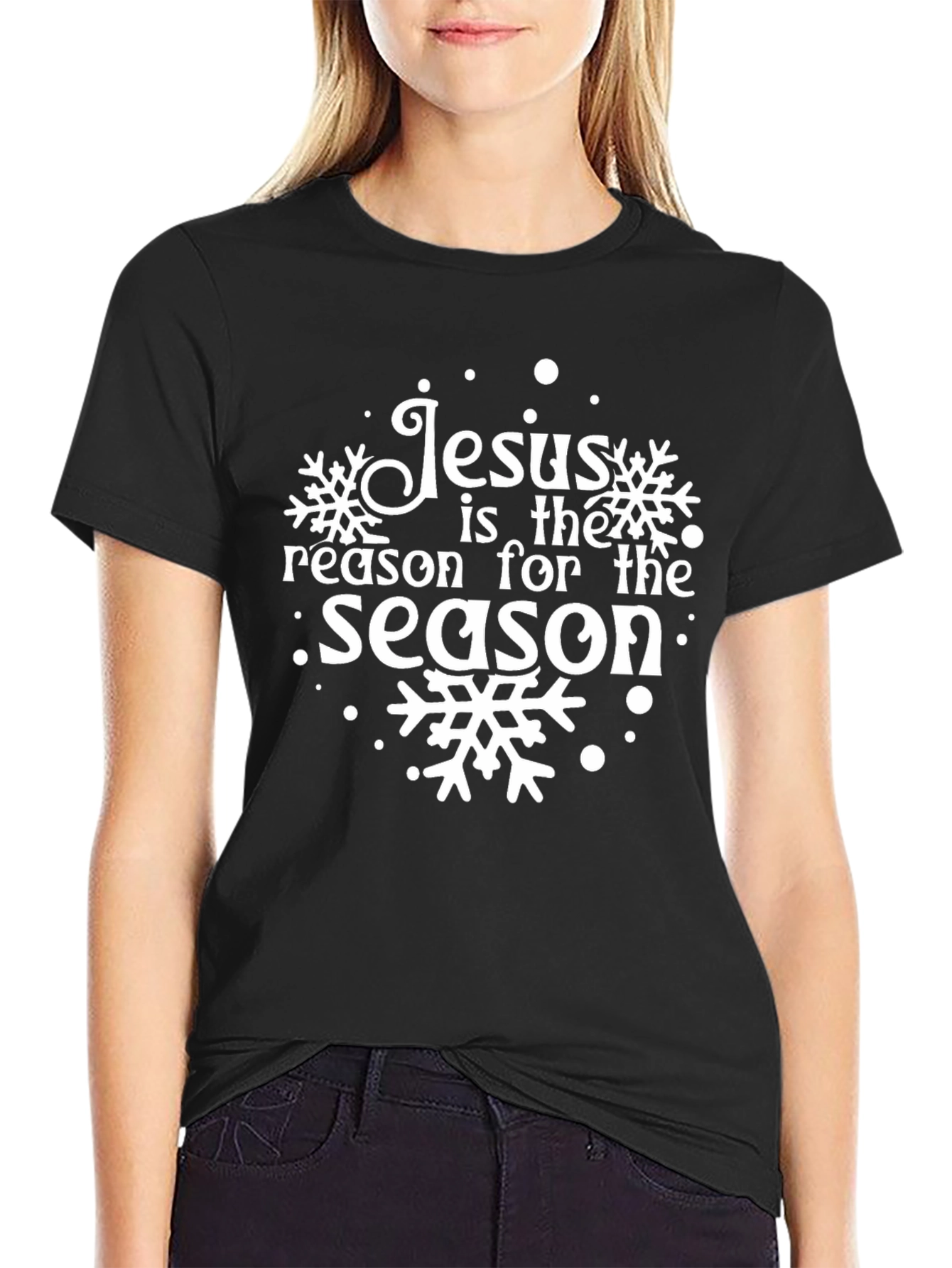 Jesus is the Reason for the Season Holiday T-Shirt