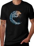 Zen Moon Graphic Tee - Stylish Comfort
