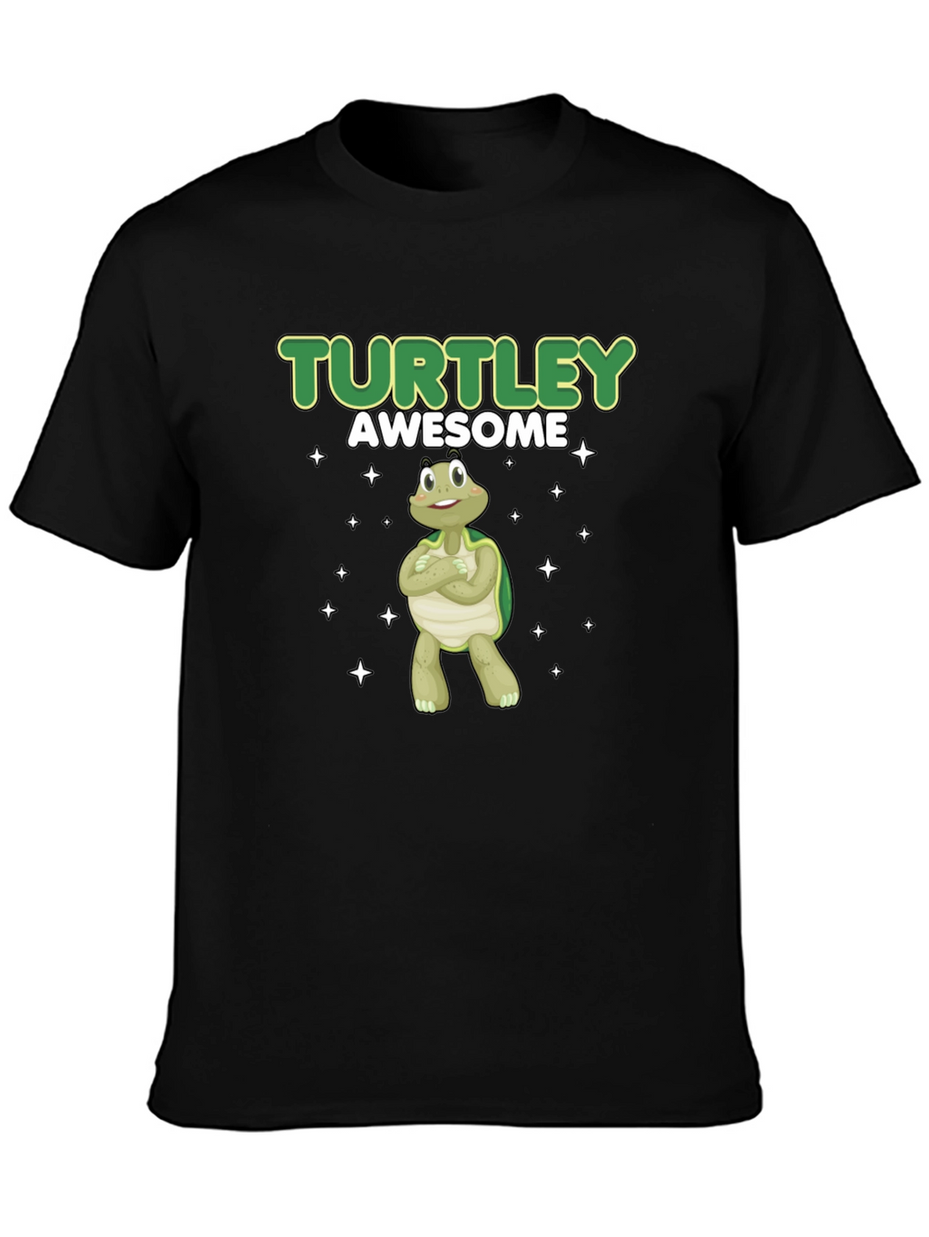 Turtley Awesome Black T-Shirt