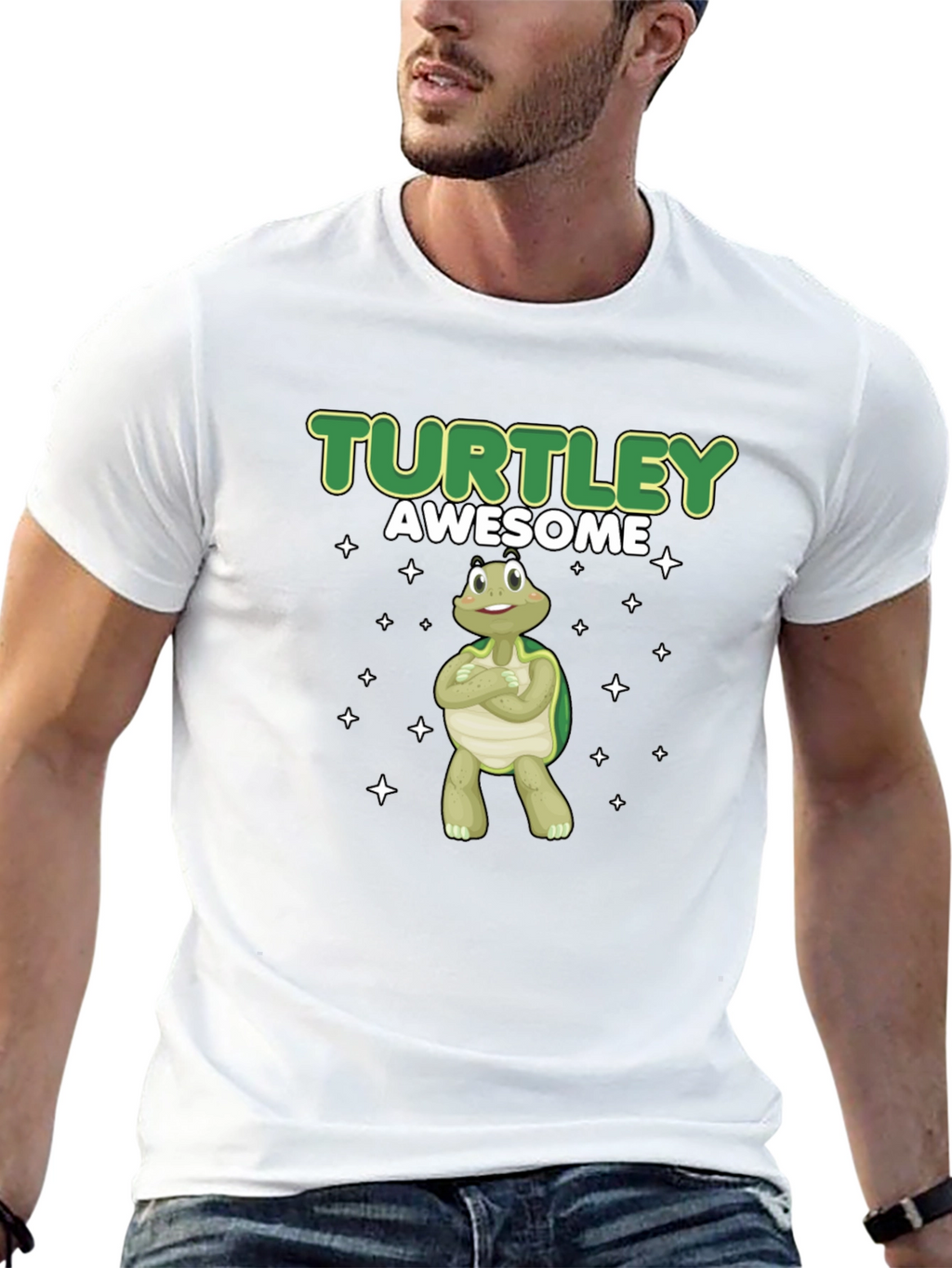 Turtley Awesome Black T-Shirt