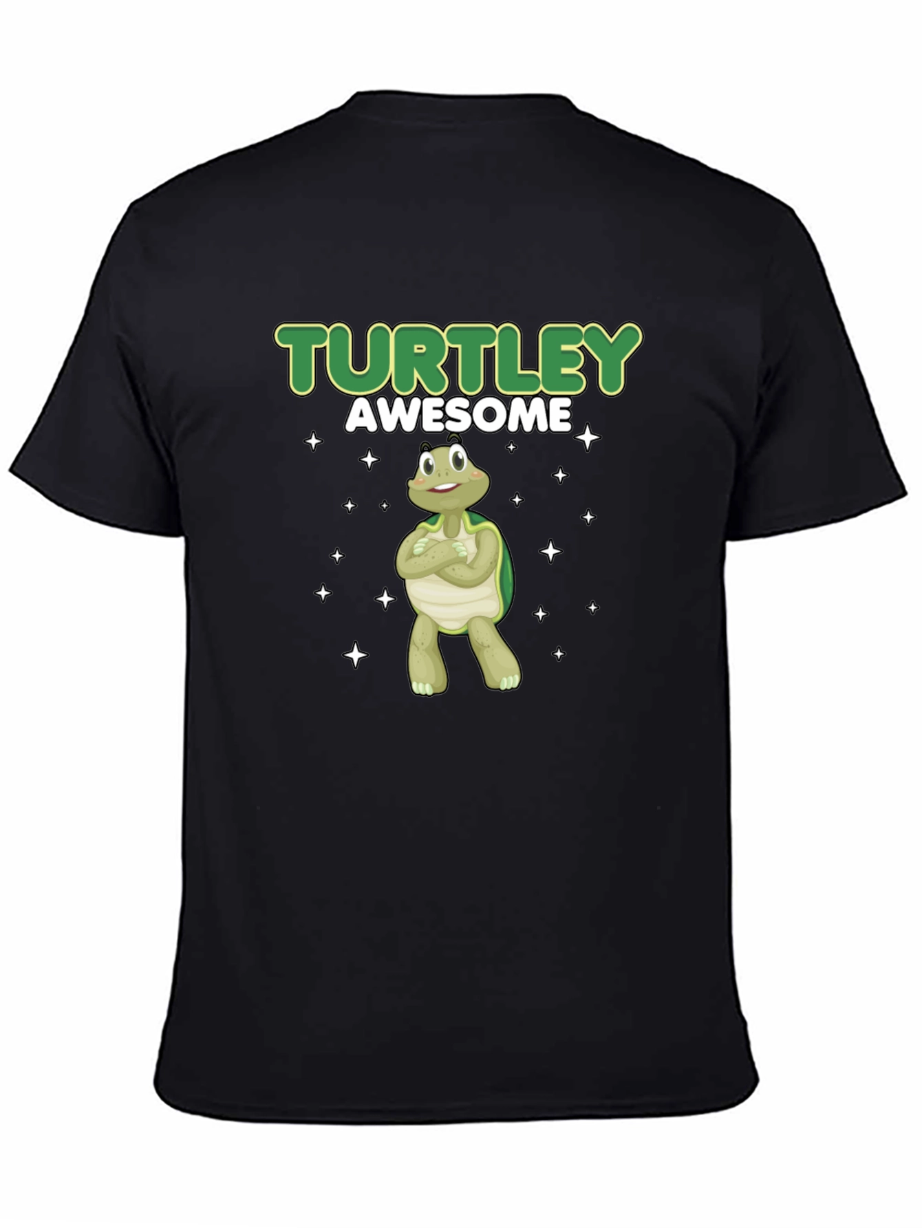 Turtley Awesome Black T-Shirt