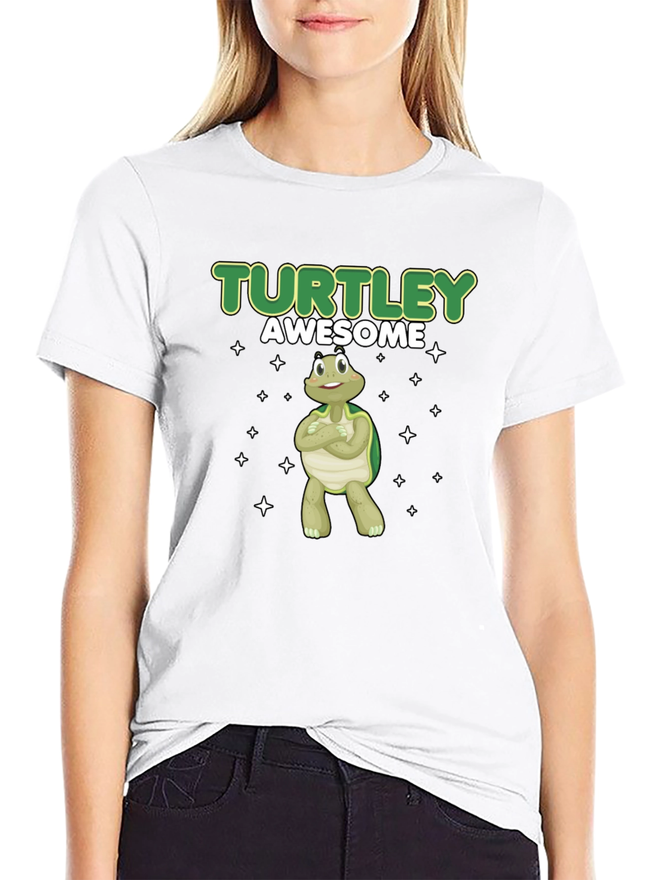 Turtley Awesome Black T-Shirt