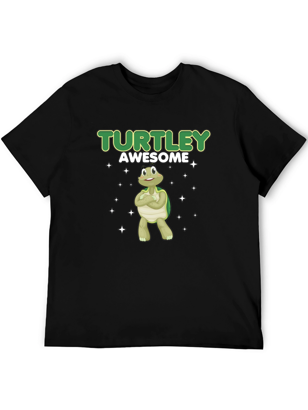 Turtley Awesome Black T-Shirt