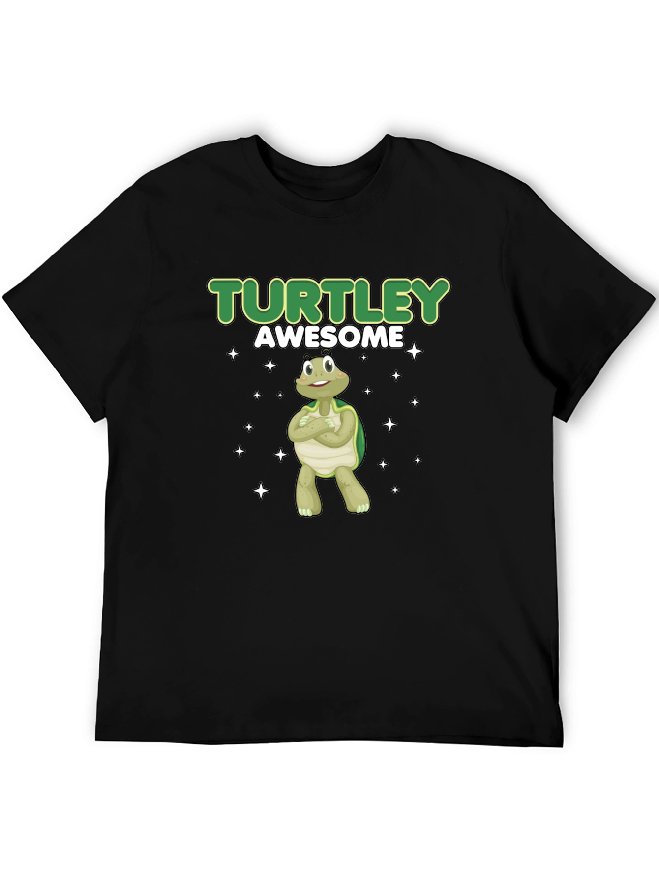 Turtley Awesome Black T-Shirt