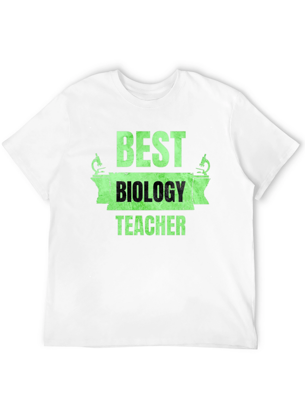 Best Biology Teacher T-Shirt Microscope Graphic