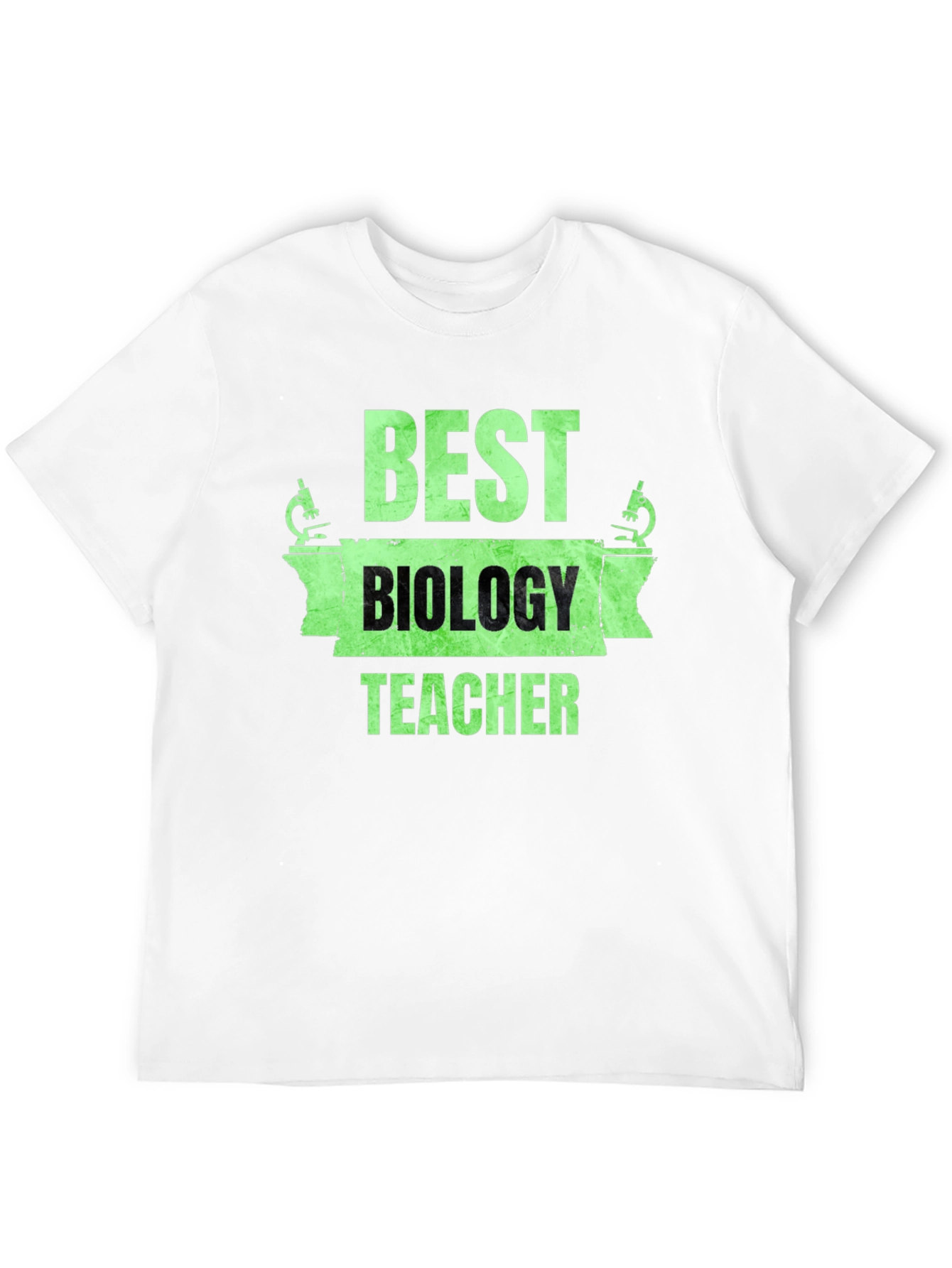 Best Biology Teacher T-Shirt Microscope Graphic