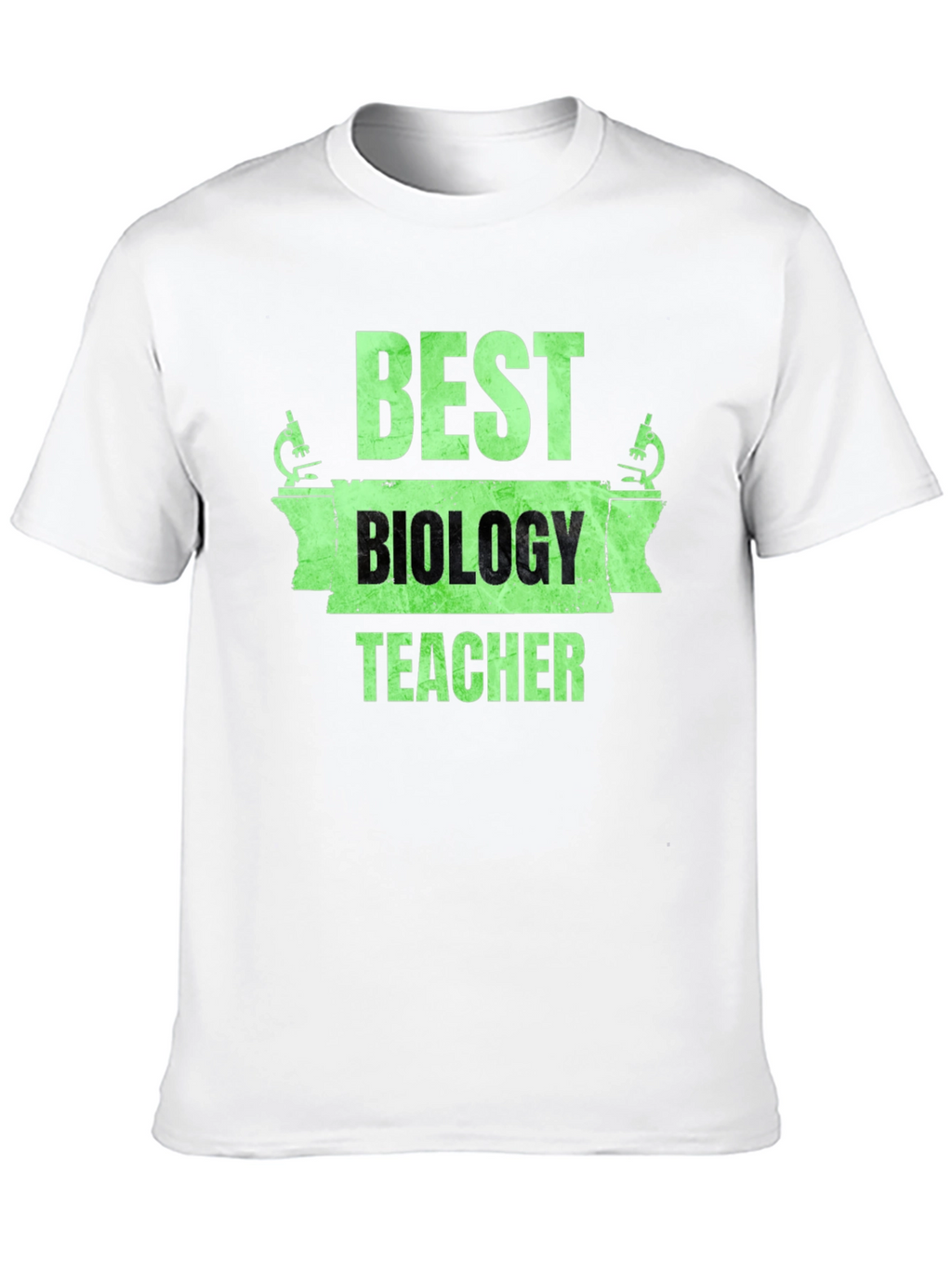 Best Biology Teacher T-Shirt Microscope Graphic