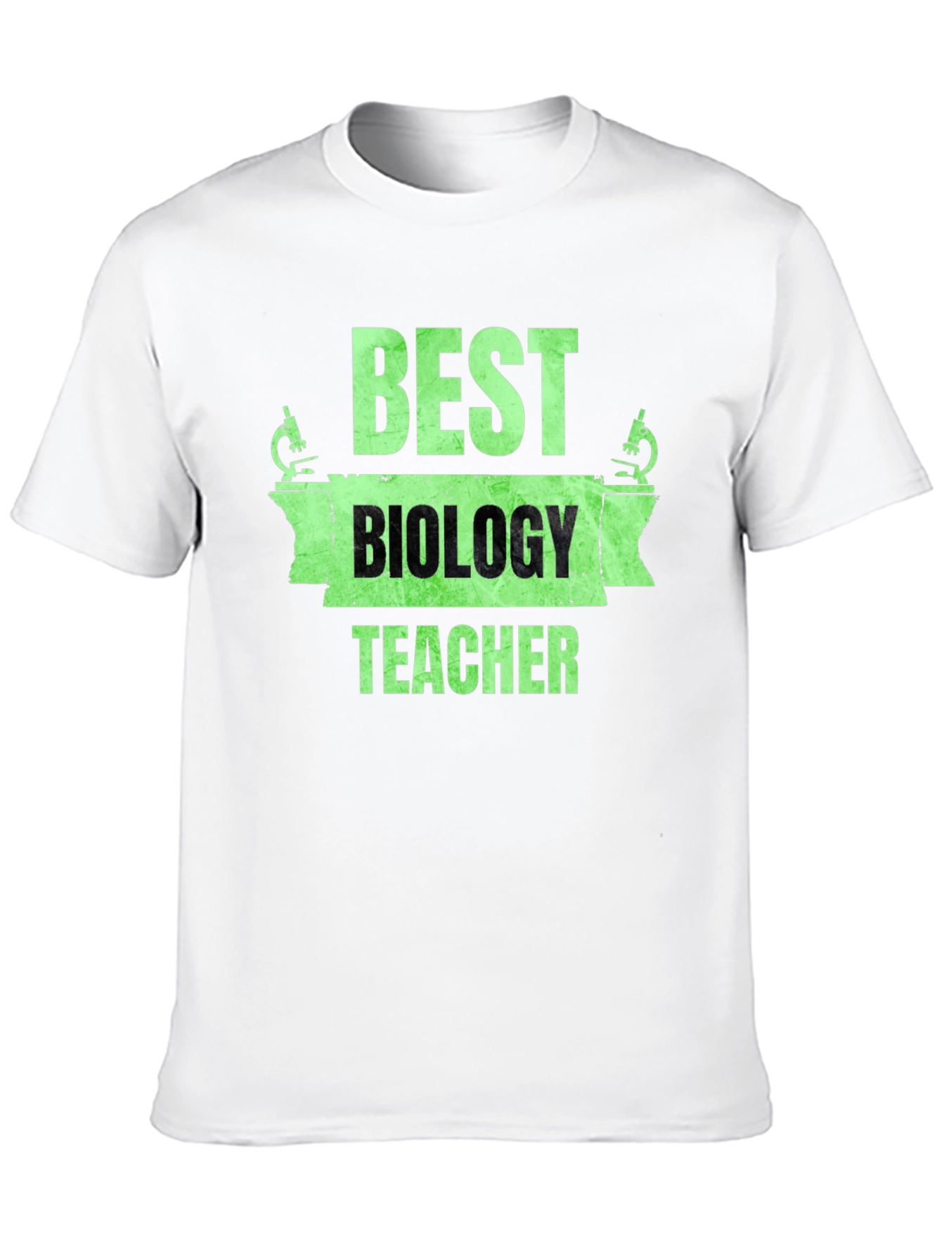 Best Biology Teacher T-Shirt Microscope Graphic