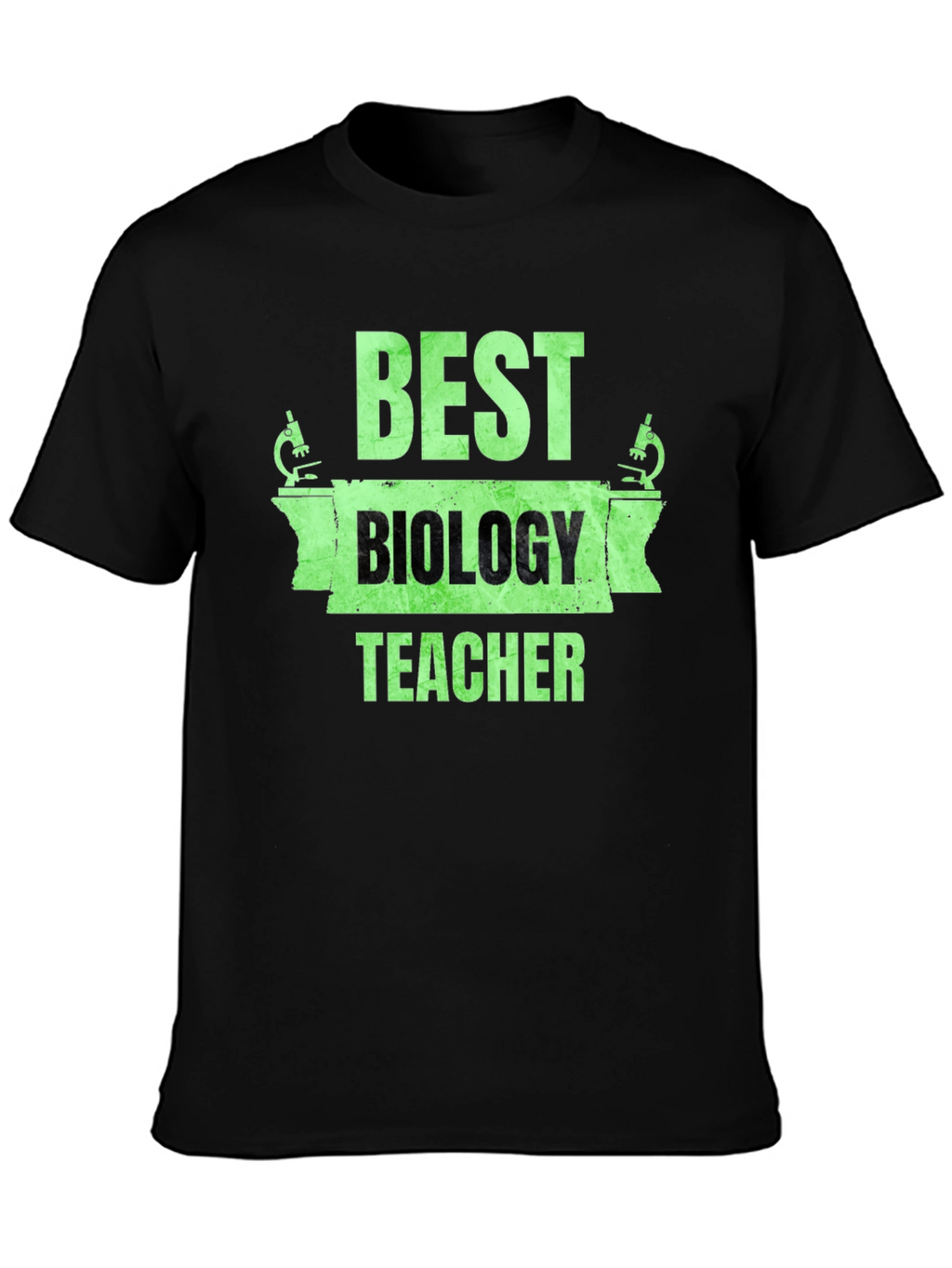 Best Biology Teacher T-Shirt Microscope Graphic
