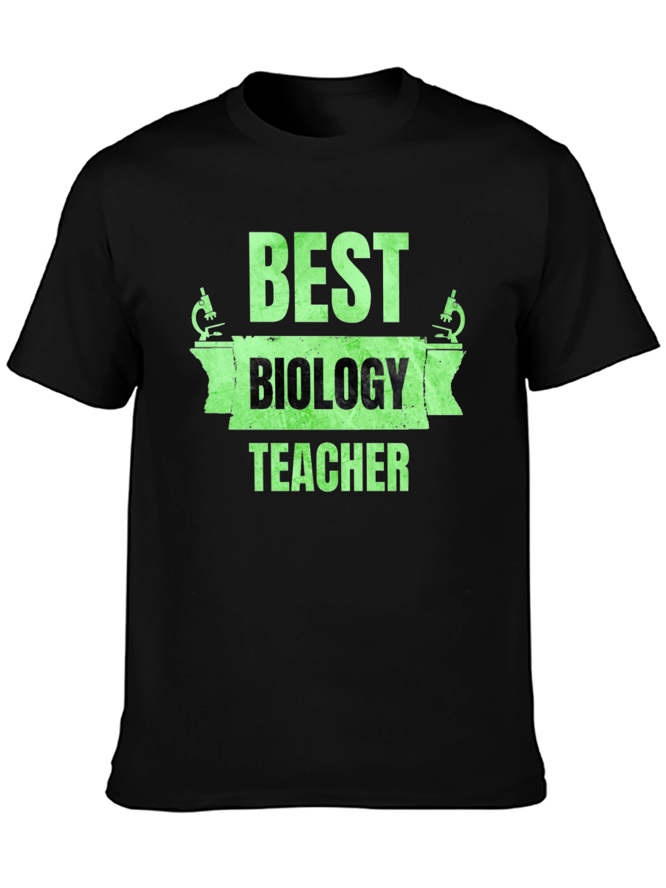 Best Biology Teacher T-Shirt Microscope Graphic