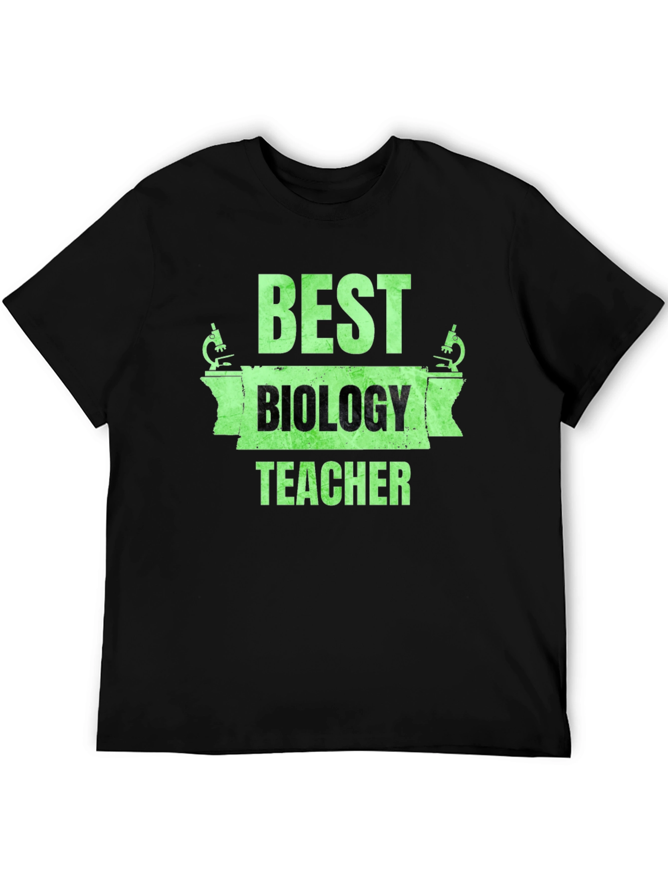 Best Biology Teacher T-Shirt Microscope Graphic