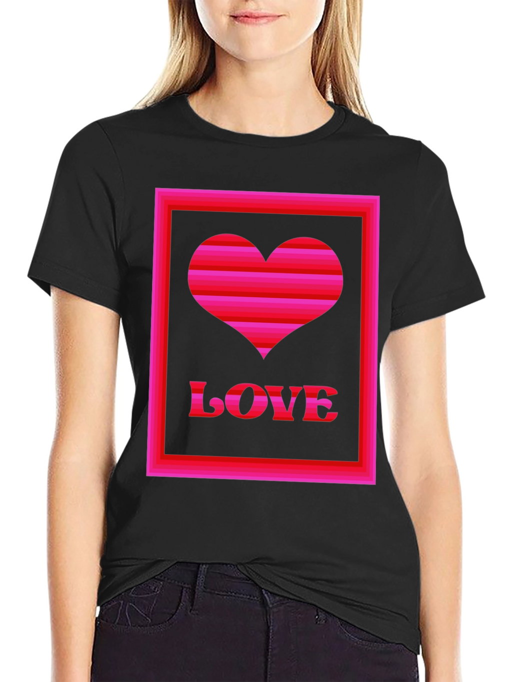 Love Heart Graphic T-Shirt