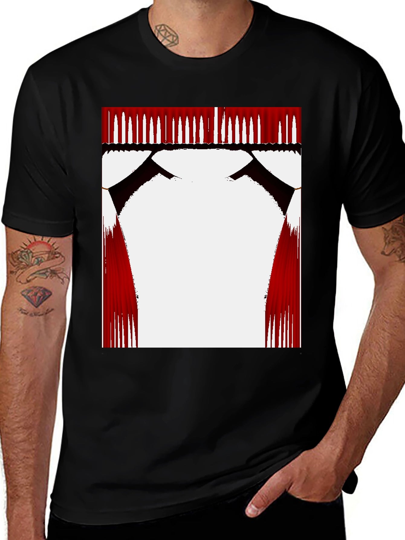 Theater Curtain Graphic T-Shirt