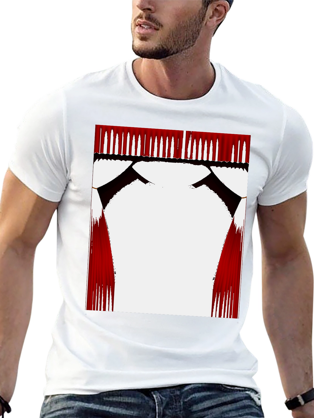 Theater Curtain Graphic T-Shirt