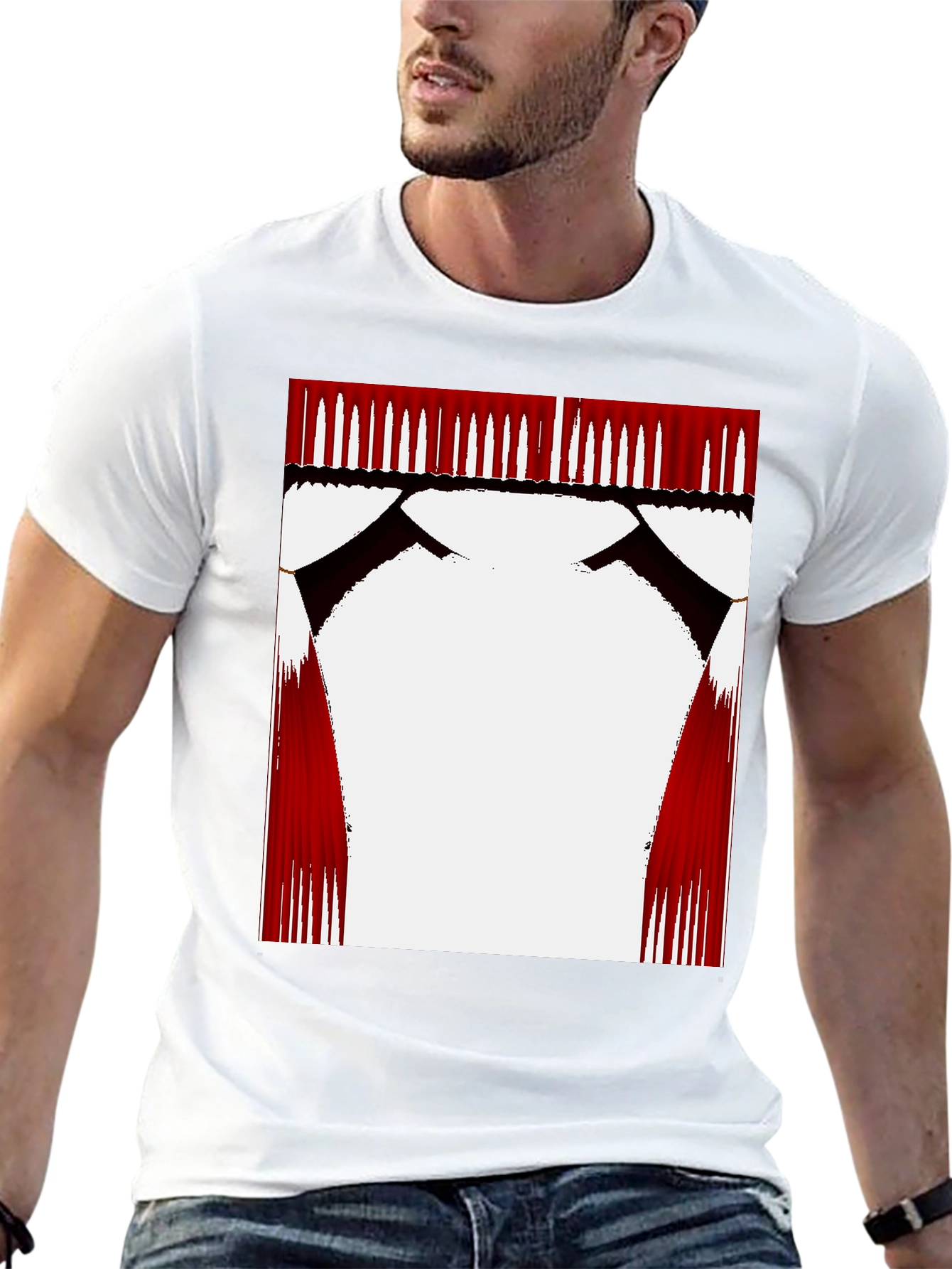 Theater Curtain Graphic T-Shirt