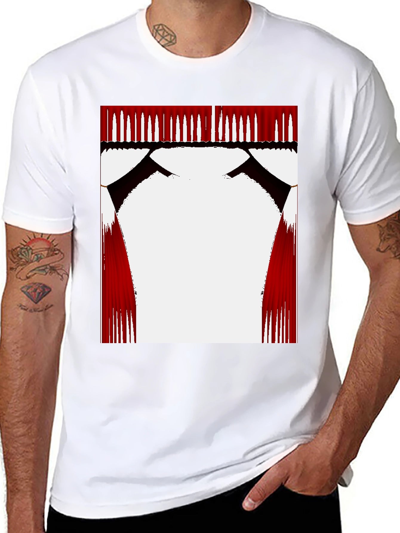 Theater Curtain Graphic T-Shirt