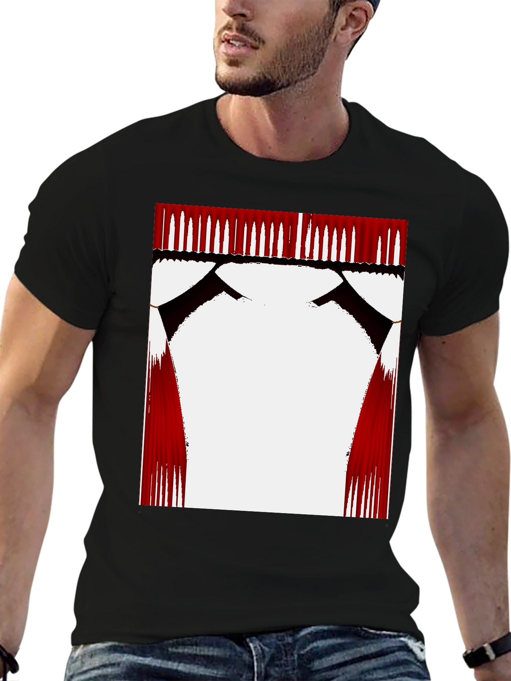 Theater Curtain Graphic T-Shirt