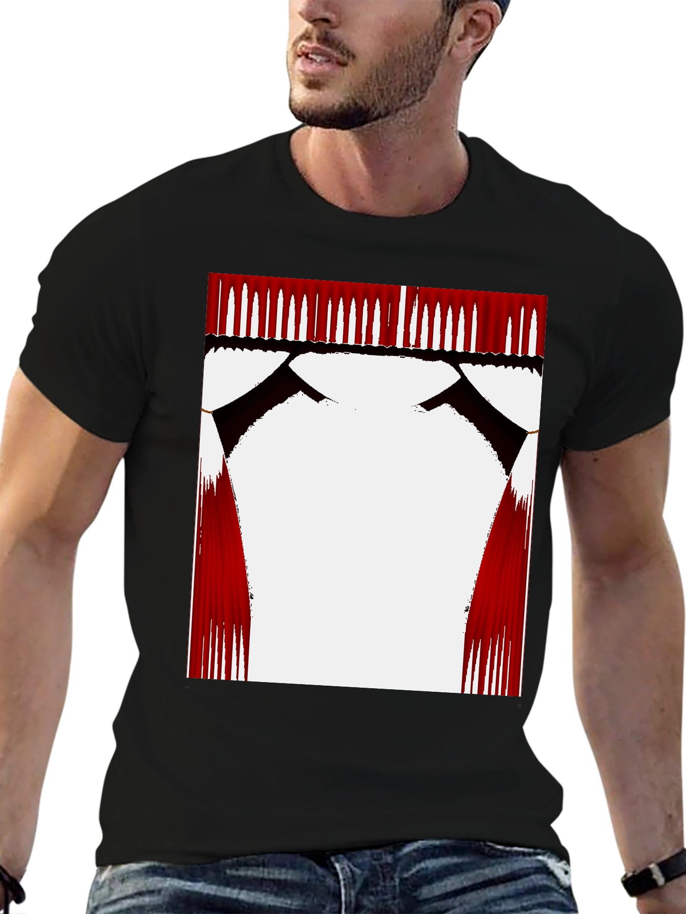 Theater Curtain Graphic T-Shirt