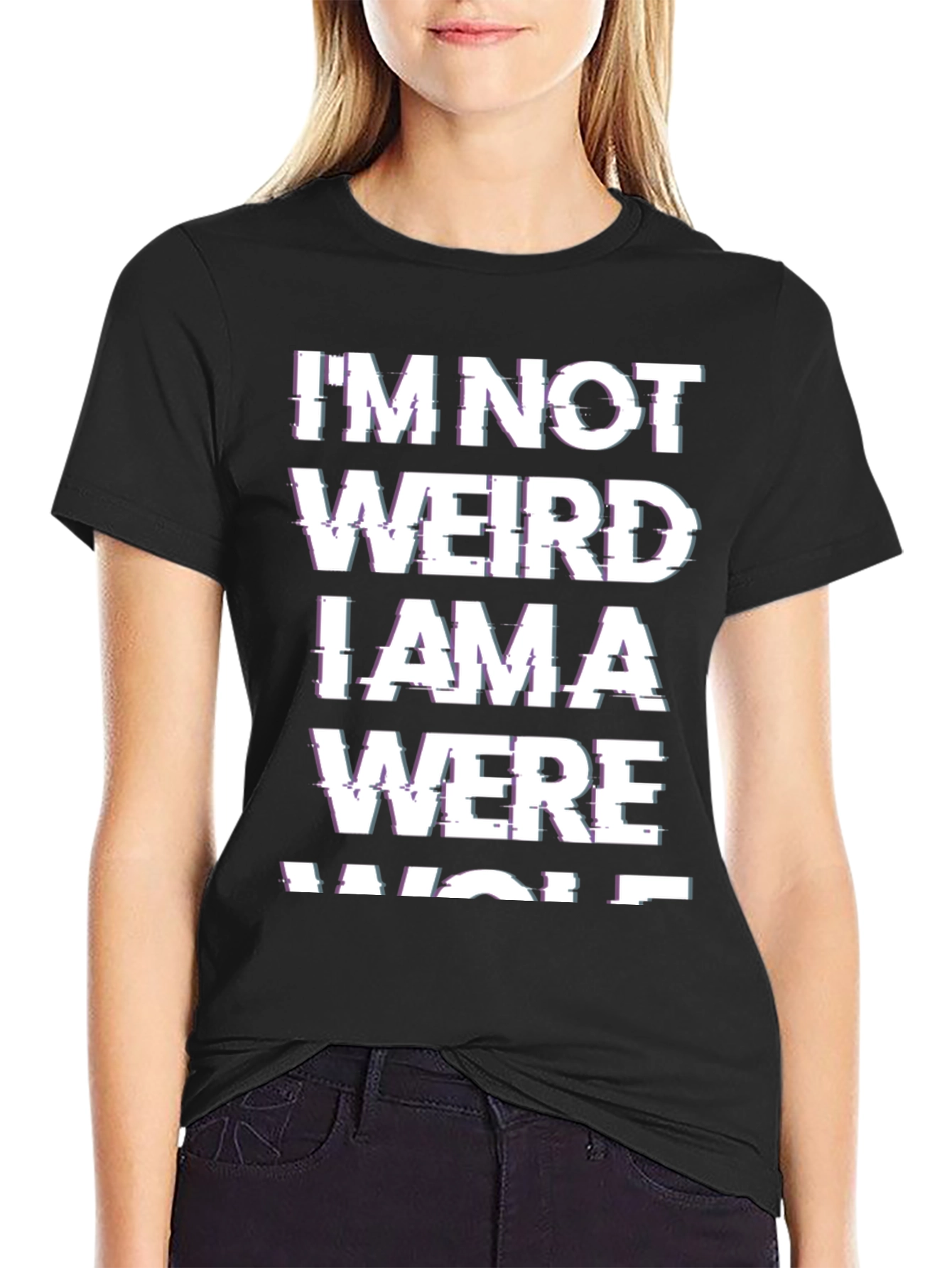 Im Not Weird Werewolf T-Shirt - Novelty Tee