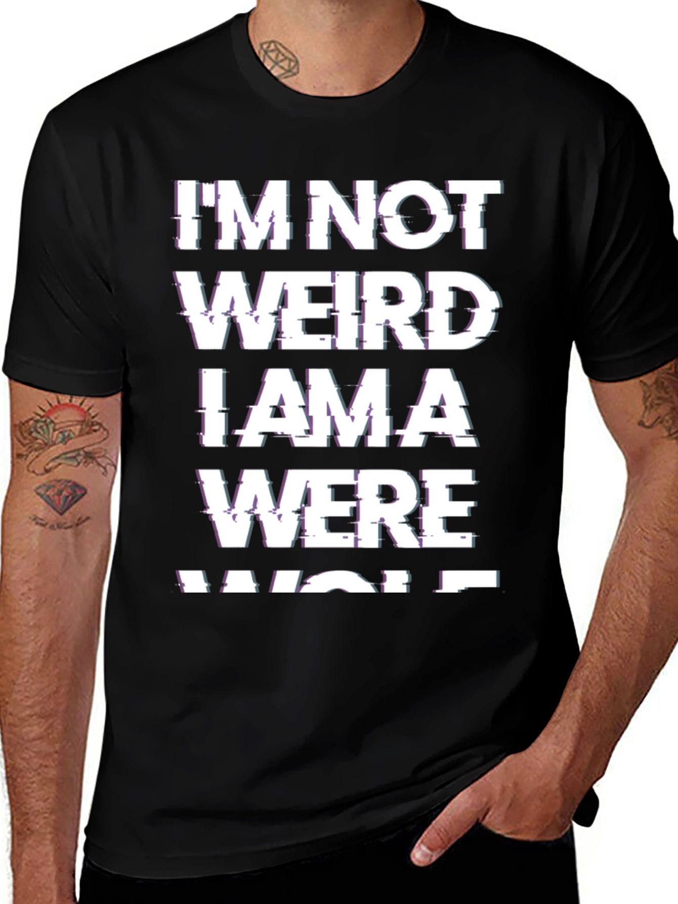 Im Not Weird Werewolf T-Shirt - Novelty Tee