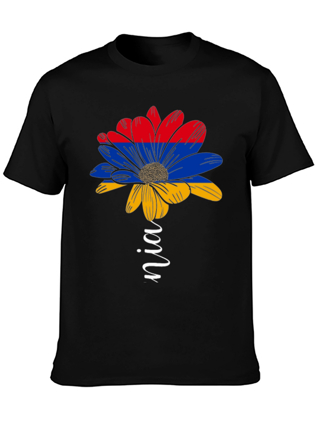 Armenian Flag Flower T-Shirt