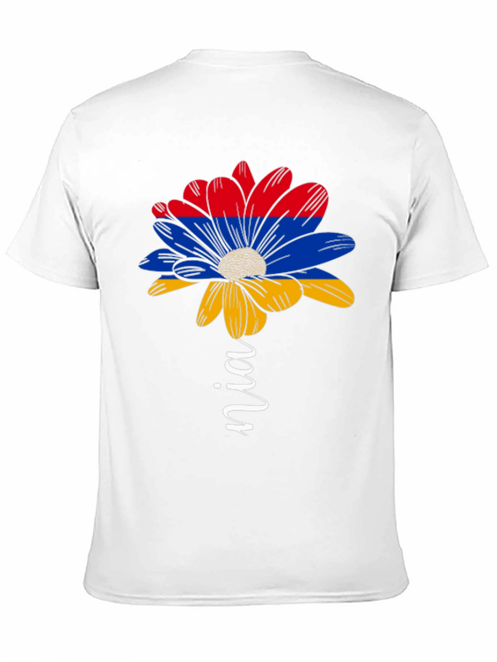 Armenian Flag Flower T-Shirt