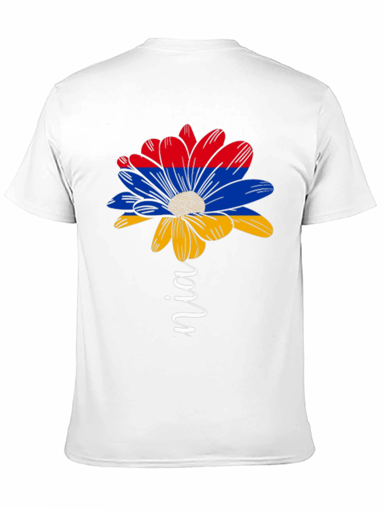 Armenian Flag Flower T-Shirt