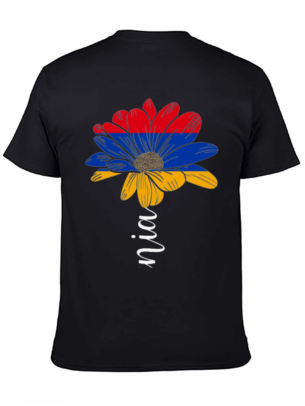 Armenian Flag Flower T-Shirt