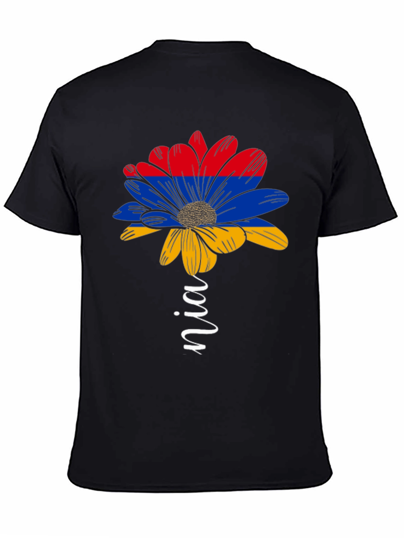 Armenian Flag Flower T-Shirt