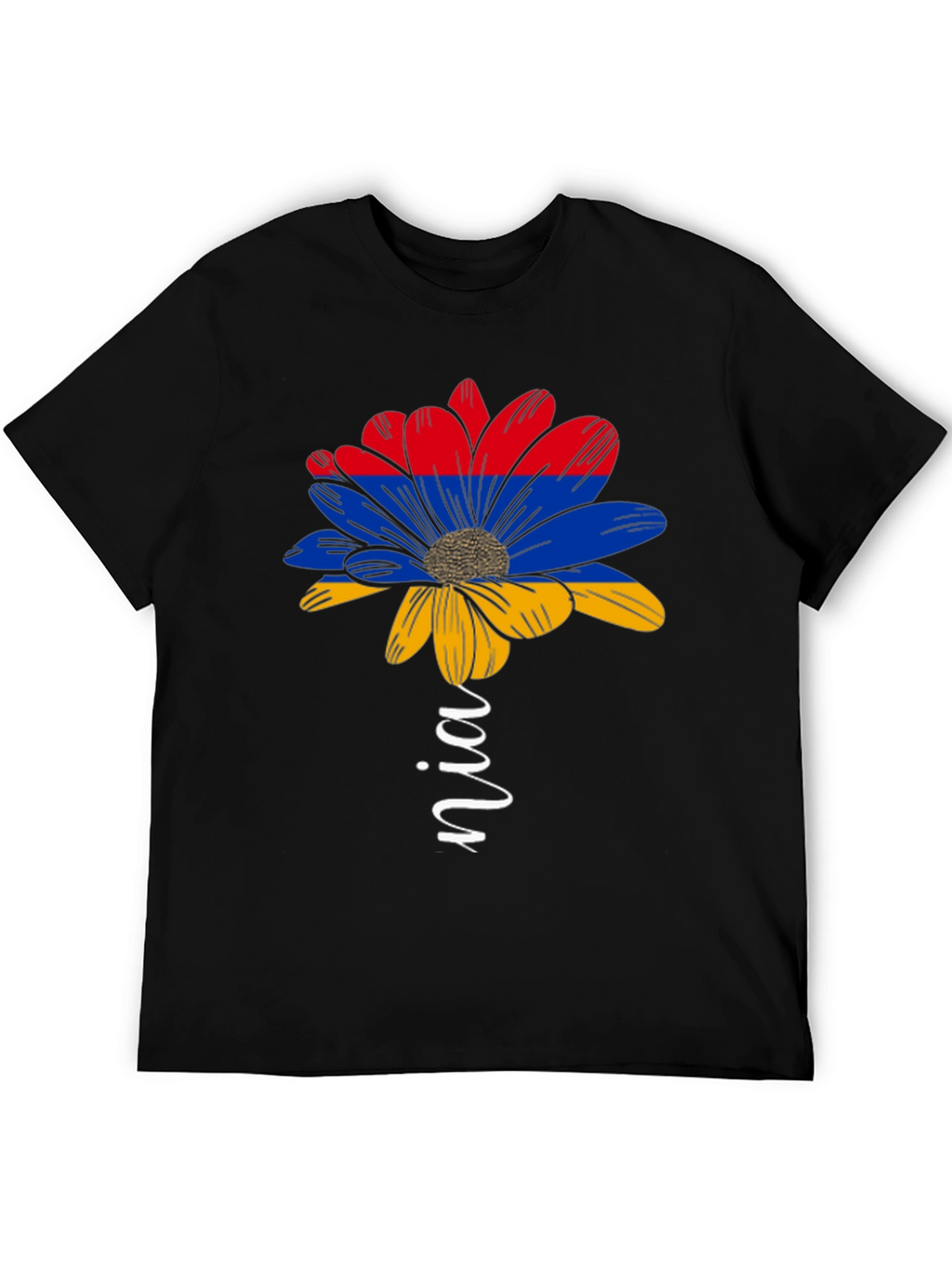 Armenian Flag Flower T-Shirt