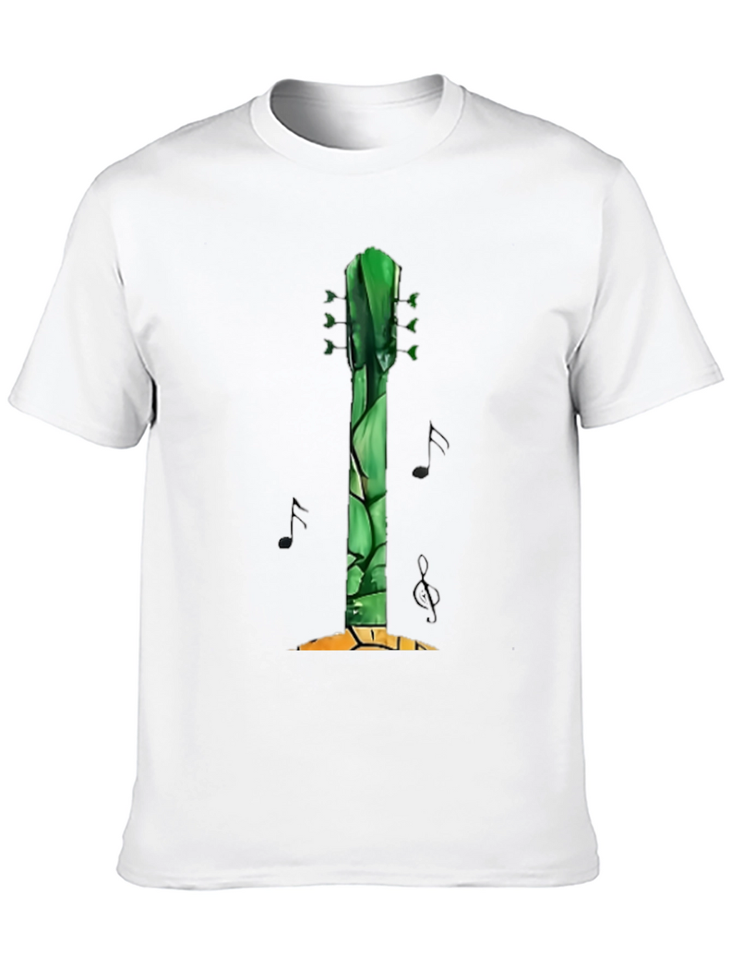 Guitar Asparagus Mens Graphic Tee - Black