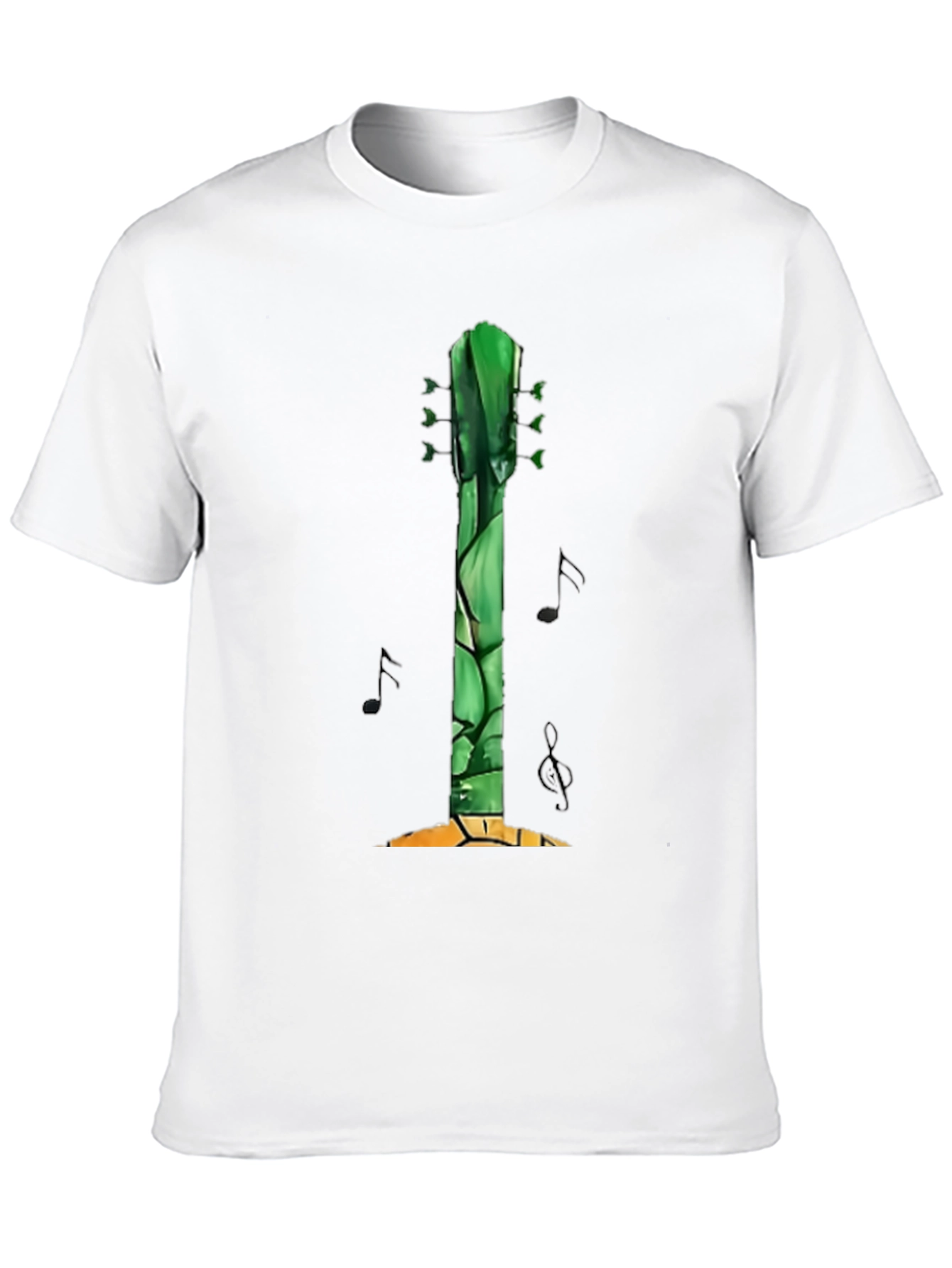 Guitar Asparagus Mens Graphic Tee - Black