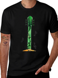 Guitar Asparagus Mens Graphic Tee - Black