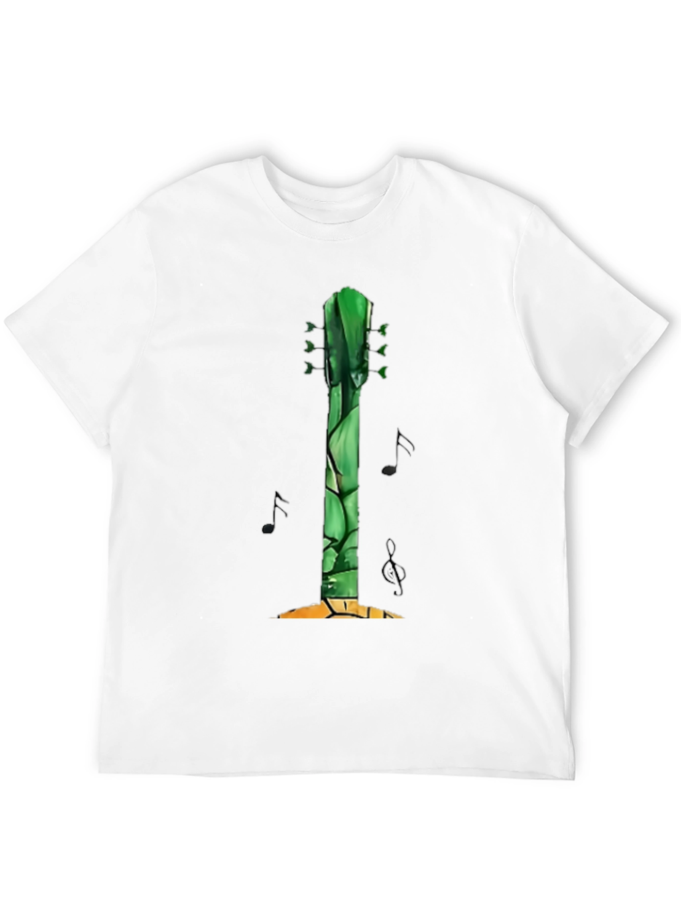 Guitar Asparagus Mens Graphic Tee - Black