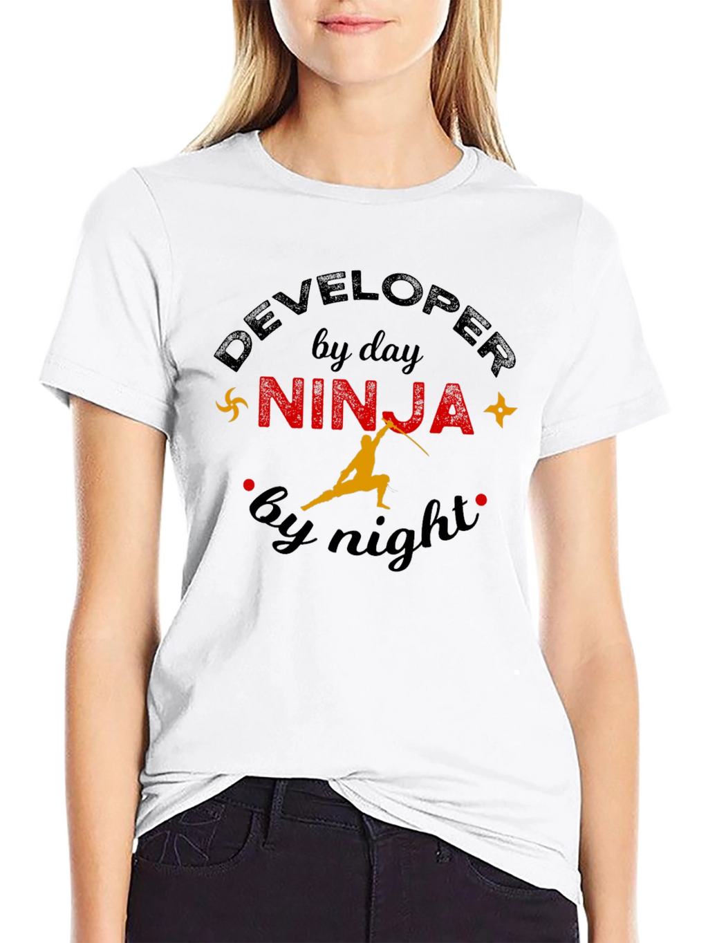 Developer by Day Ninja by Night Graphic Tee