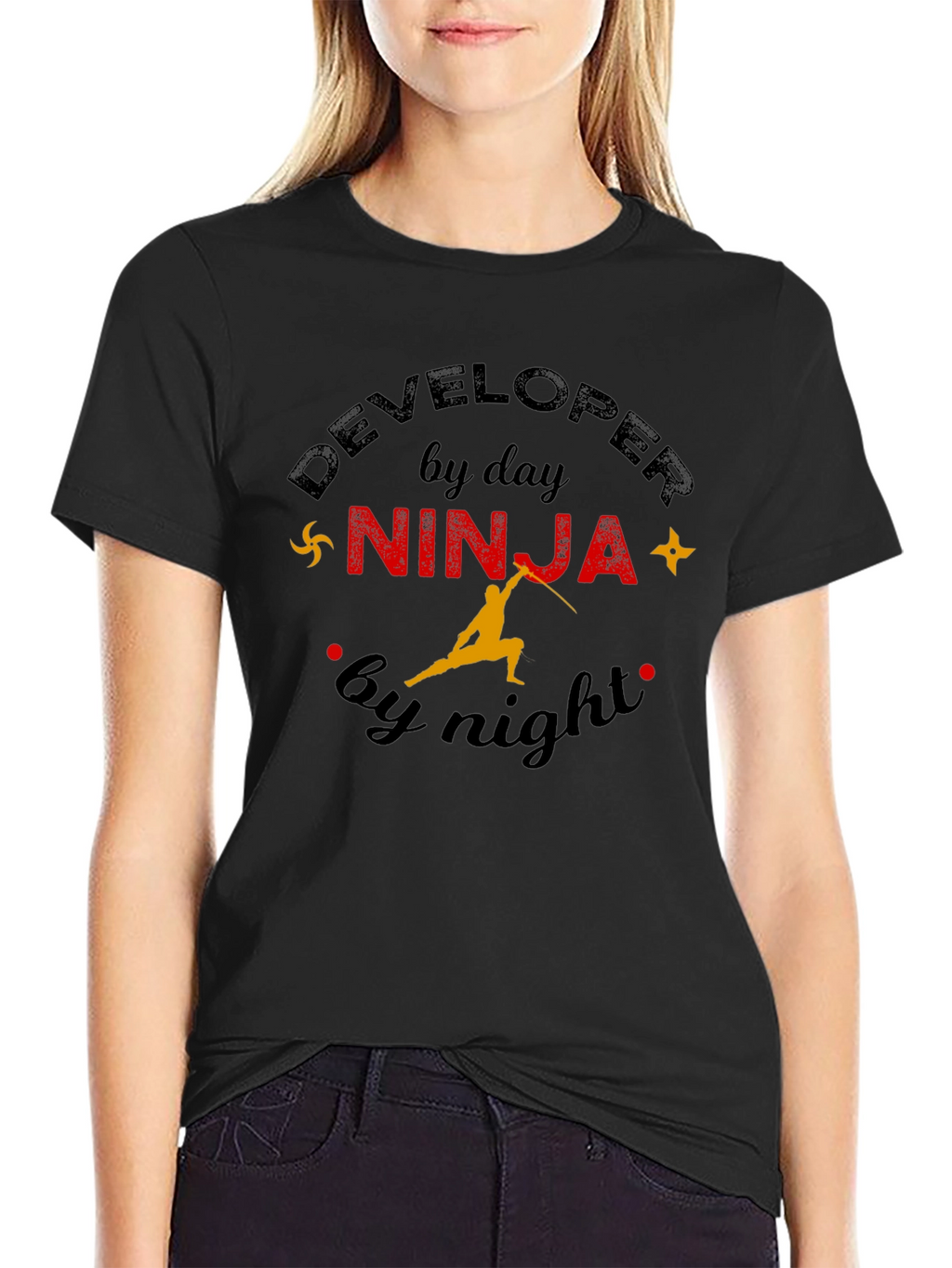 Developer by Day Ninja by Night Graphic Tee