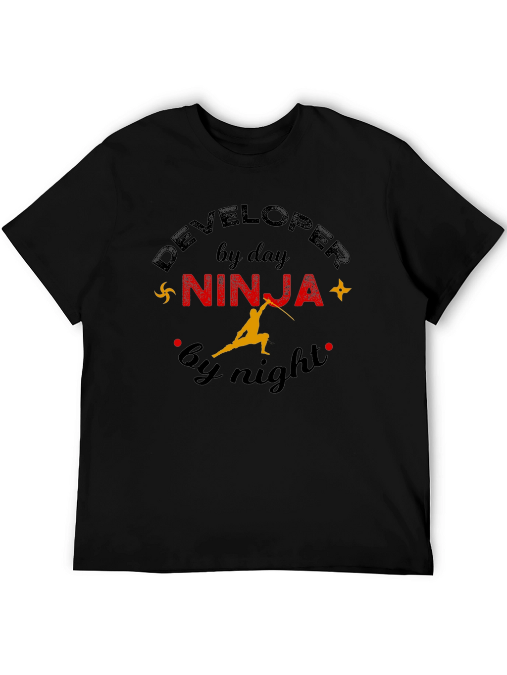 Developer by Day Ninja by Night Graphic Tee