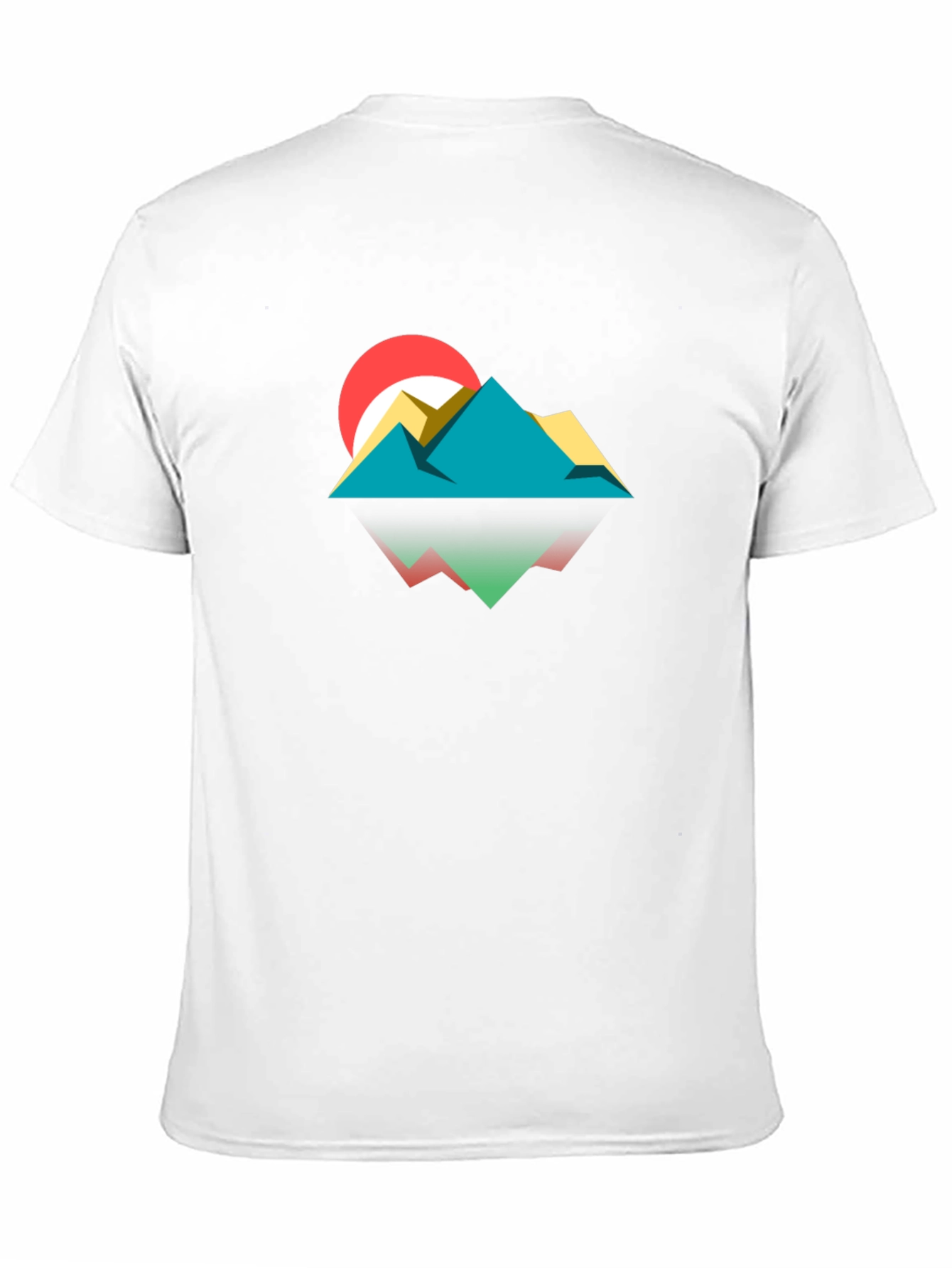 Geometric Mountainscape Graphic Tee
