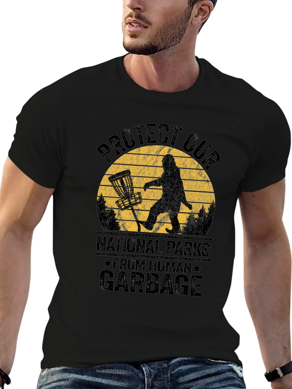 Protect Parks T-Shirt - Bigfoot Design