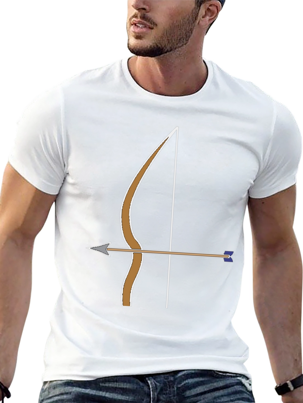 Archery Graphic Tee - Archer Bow & Arrow Design