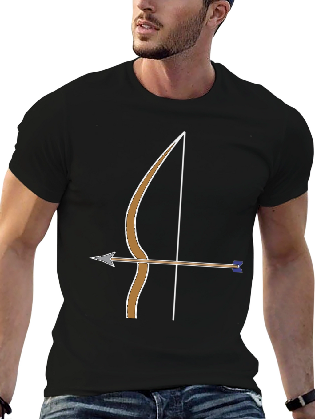 Archery Graphic Tee - Archer Bow & Arrow Design