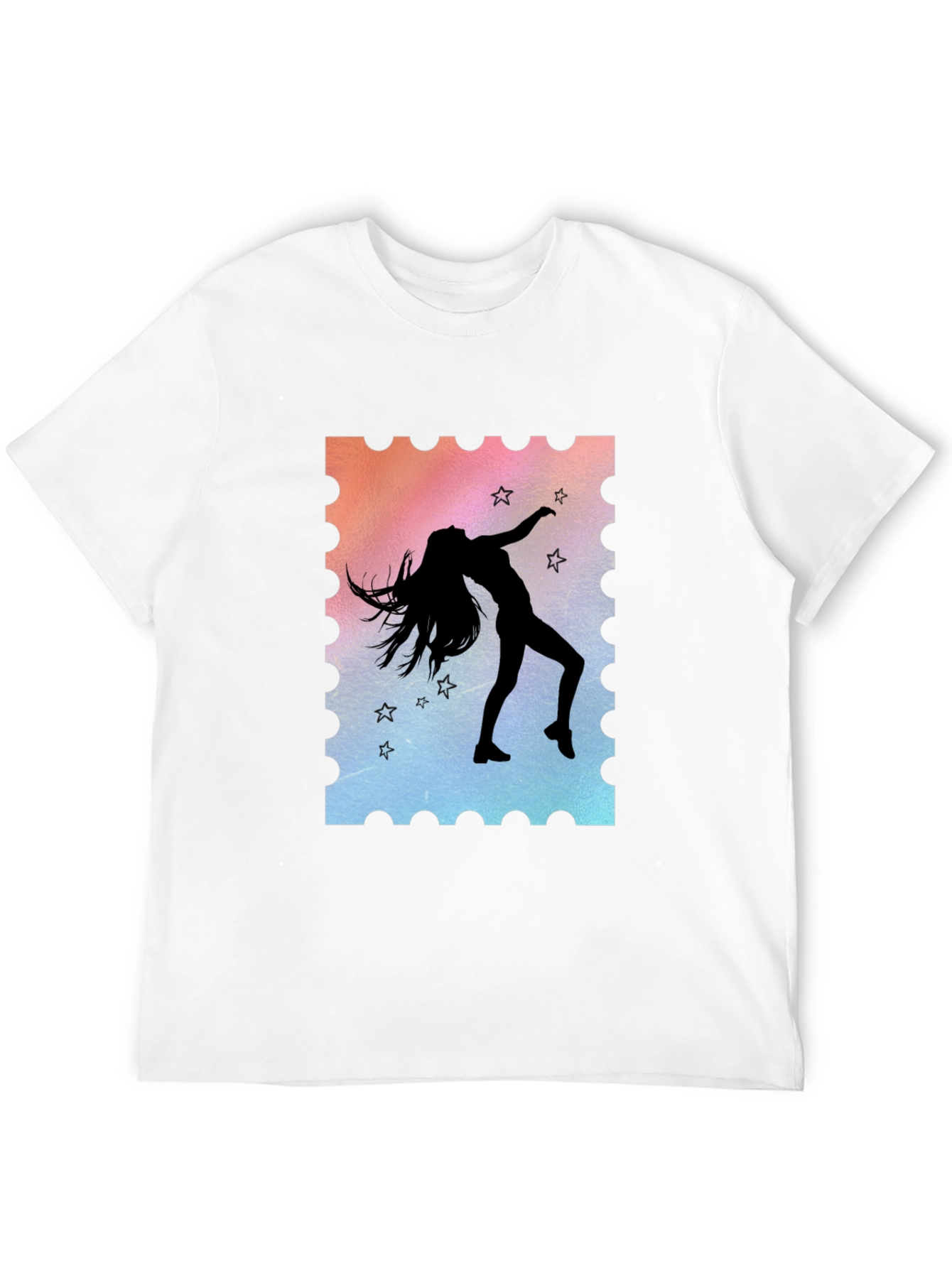 Silhouette Dancer Graphic Tee - Unisex Black T-Shirt