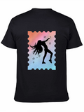 Silhouette Dancer Graphic Tee - Unisex Black T-Shirt